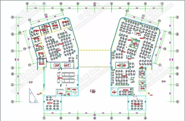 騰訊眾創(chuàng)空間辦公空間無(wú)線AP點(diǎn)位圖